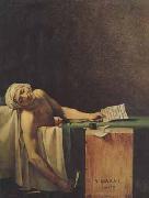 Jacques-Louis David The death of marat (mk02) painting